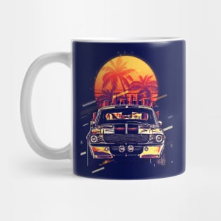 synthwave cars Mug